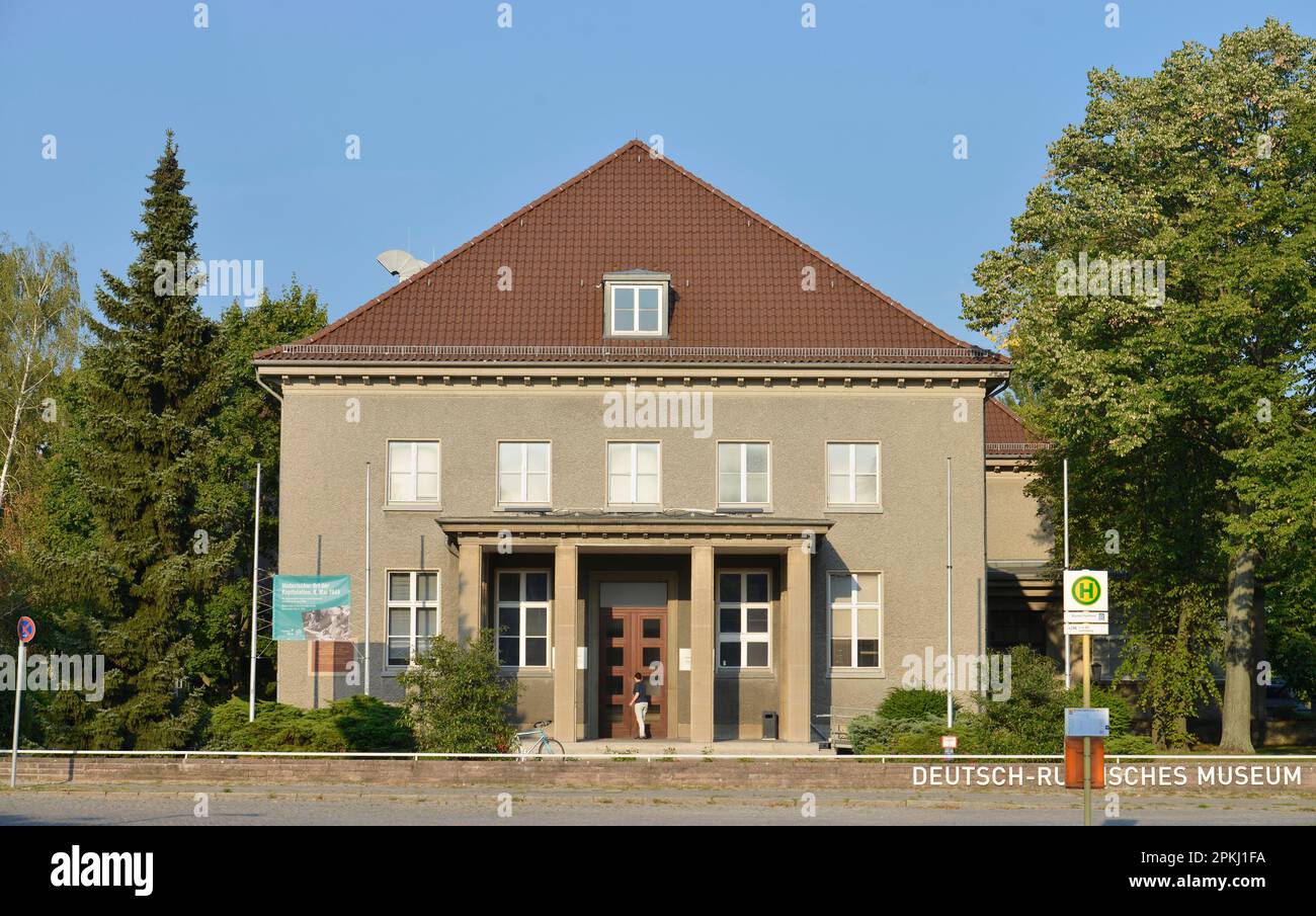 Deutsch-Russisches Museum, Zwieseler Straße, Karlshorst, Lichtenberg, Berlin, Deutschland Stockfoto