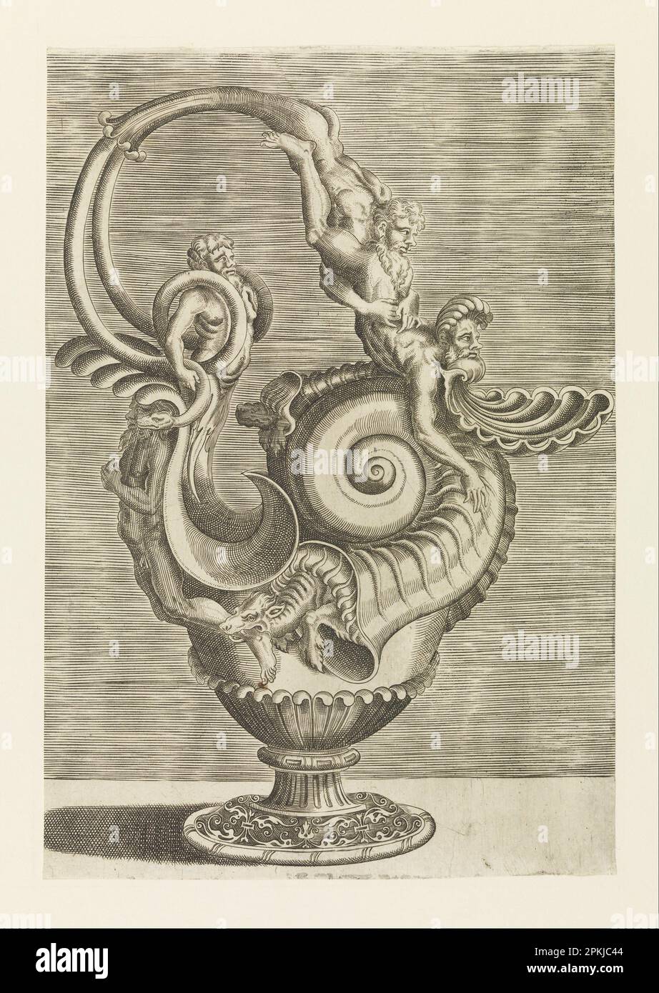 Ewer mit Griff 1548 von Cornelis Floris II Stockfoto