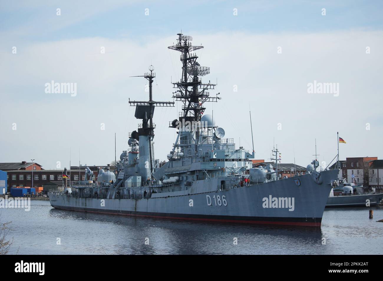 Museum-Schiff (ehemals Zerstörer) der deutschen Marine MÖLDERS in Wilhelmshaven, Deutschland Stockfoto