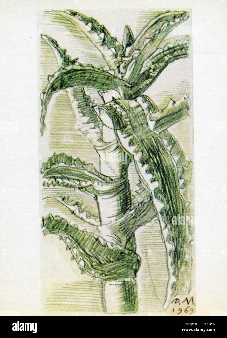 Alte VintagePostkarte der UdSSR, 1973. 