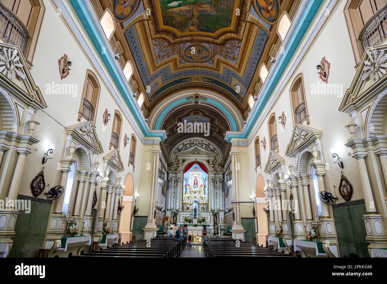Basilica de Nossa Senhora das Neves e Bom Jesus de Iguape, Iguape, Staat Sao Paulo, Brasilien, Südamerika Stockfoto