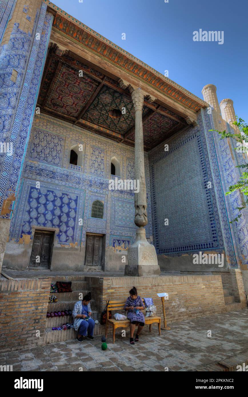 Emirs Frauenzimmer, Tash Khauli Palast, 1830, Ichon Qala (Itchan Kala), UNESCO-Weltkulturerbe, Khiva, Usbekistan, Zentralasien, Asien Stockfoto