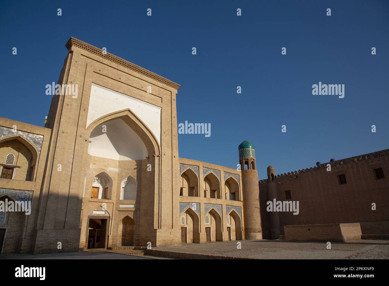 Madrasah Muhammad Amin Inaq, 1765, Ichon Qala (Itchan Kala), UNESCO-Weltkulturerbe, Khiva, Usbekistan, Zentralasien, Asien Stockfoto