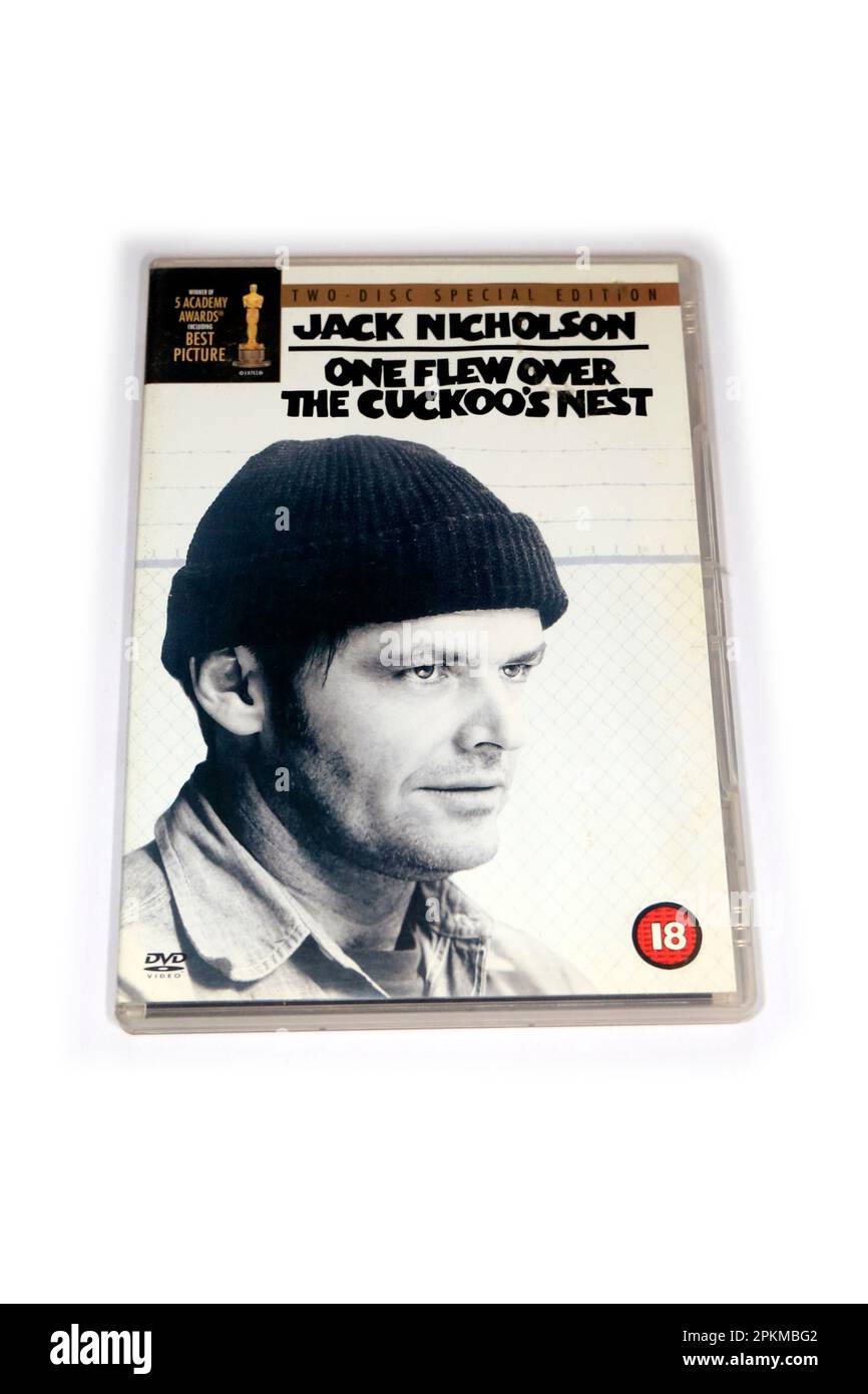 Einer flog über das Kuckucksnest. DVD-Hülle. Mit Jack Nicholson. Zwei-Scheiben-Sonderedition Stockfoto