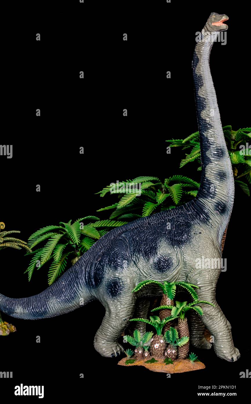 Der klassische Carnegie/Safari Brachiosaurus aus dem Jahr 1988. Stockfoto