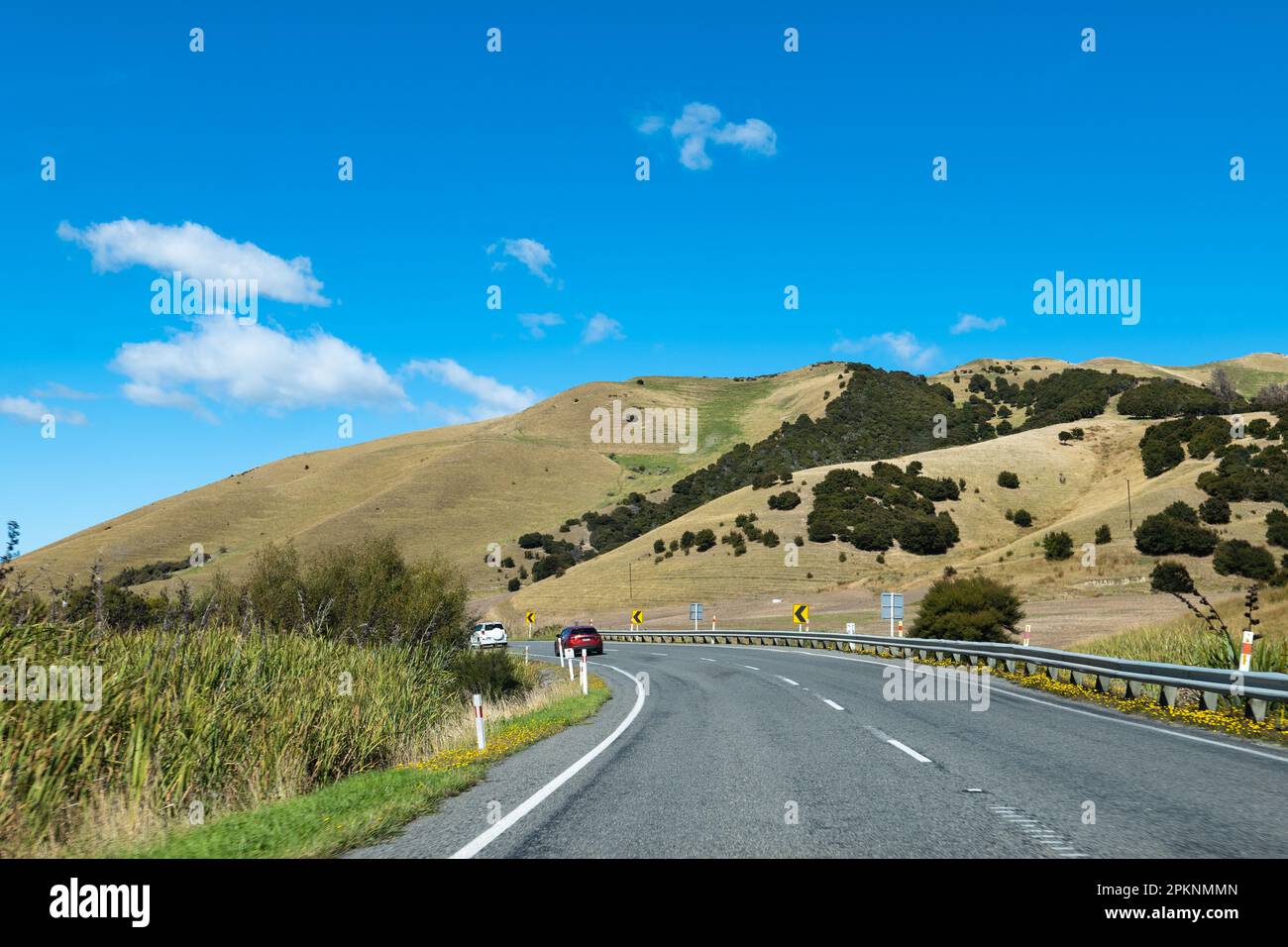 Der epische Blick auf Neuseeland Road Trip Stockfoto