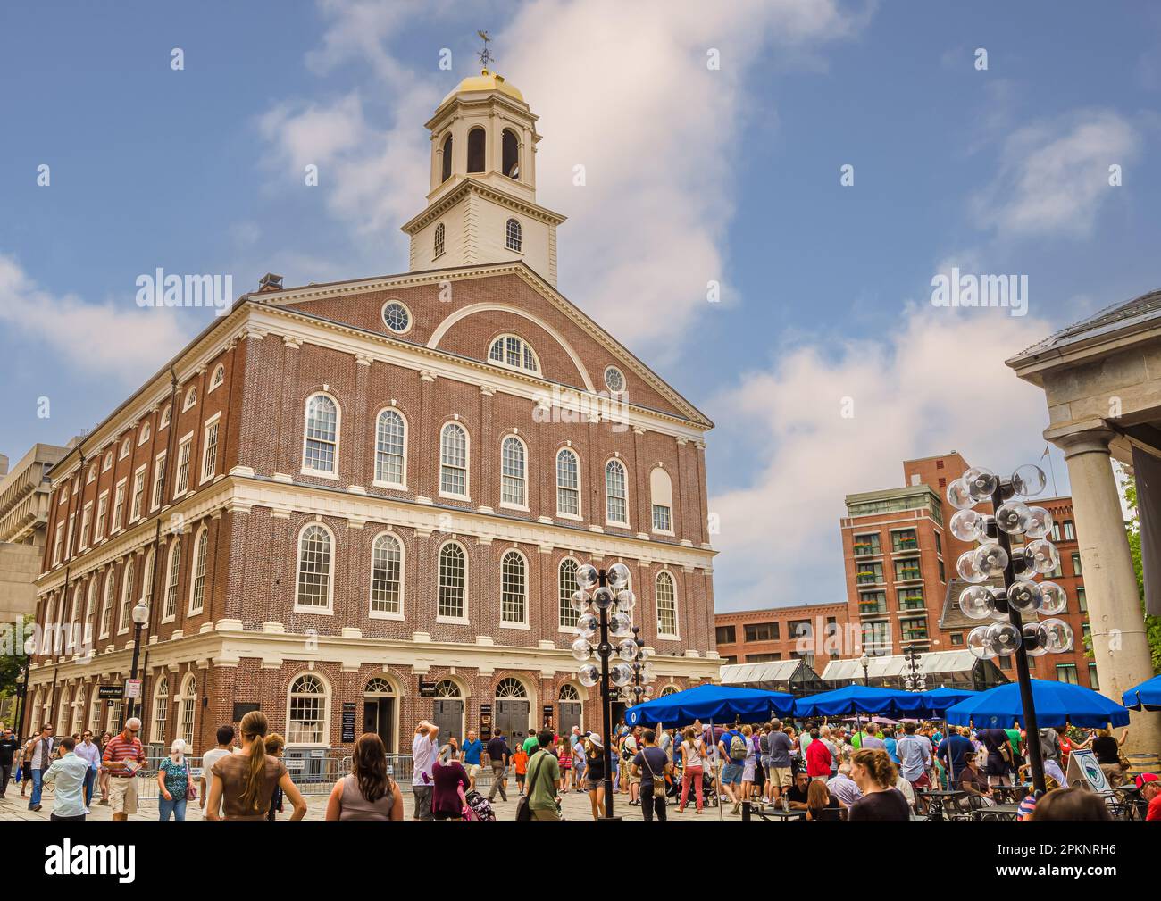 Faneuil Hall auf dem Freedom Trail in Boston, Massachusetts, New England, USA Stockfoto