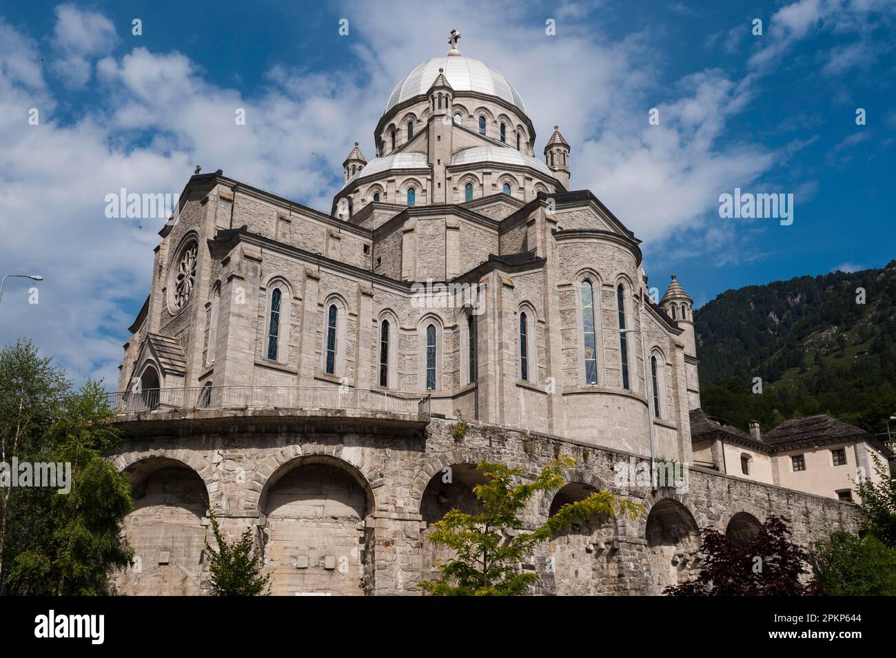 Santuario della Madonna del Sangue, Re, Verbano-Cusio-Ossola, Piedmont, Italien, Europa Stockfoto