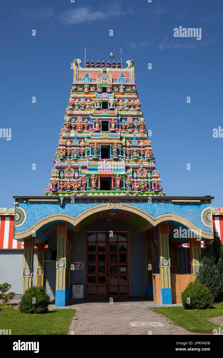 Hindu Shankarar Sri Kamadchi Ampal Temple, Hindu Temple, Hamm, Nordrhein-Westfalen, Deutschland, Europa Stockfoto