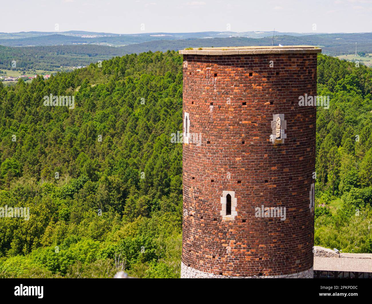 Chęciny, Polen Mai 2022 Die königliche Burg Checiny wurde im späten
