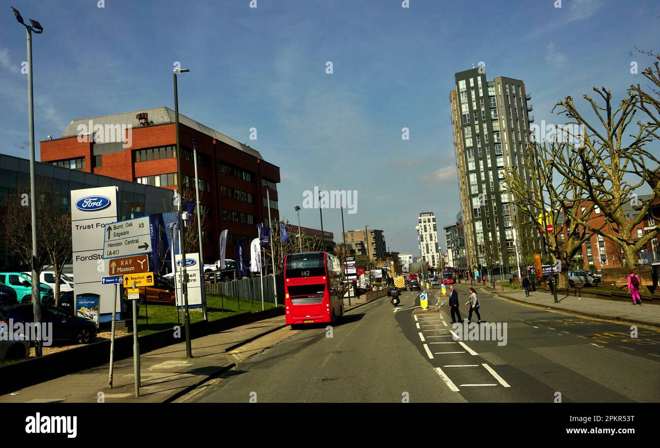 Edgeware Road, London, Vereinigtes Königreich Stockfoto