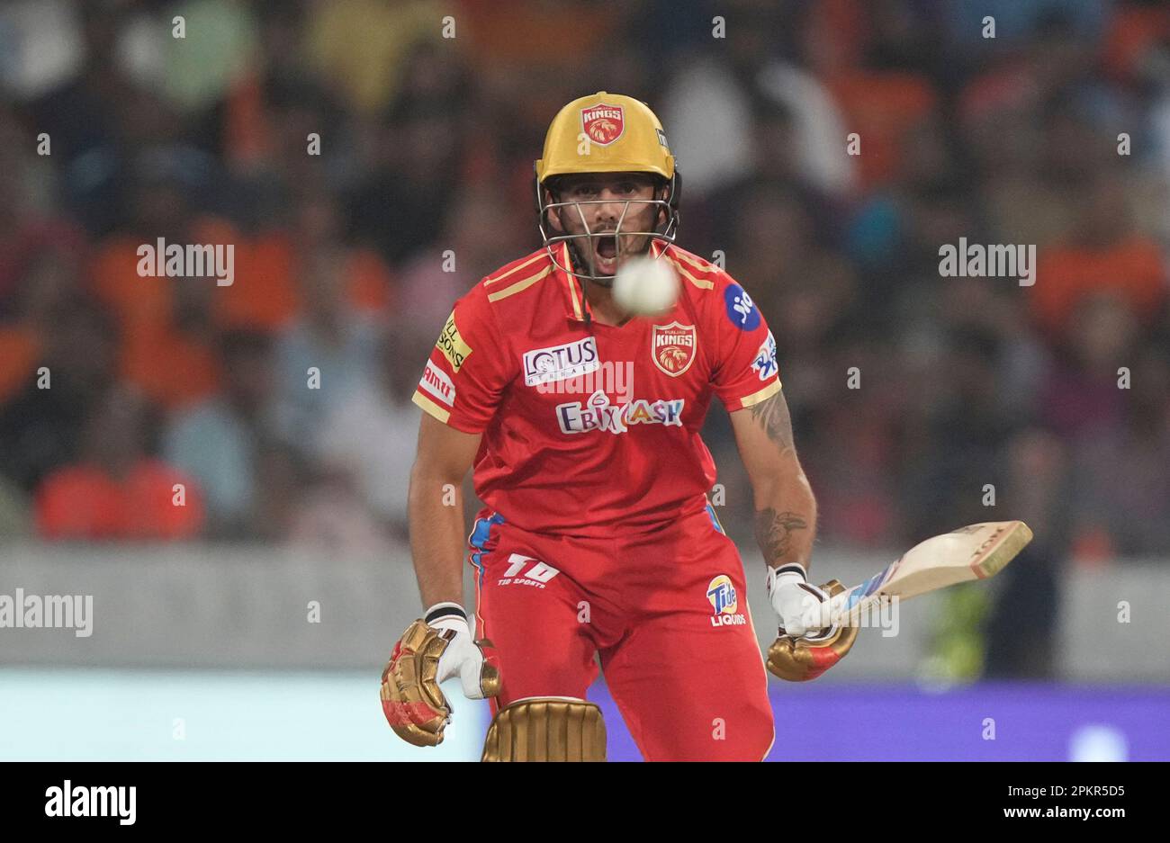 Punjab Kings' Jitesh Sharma bats during the Indian Premier League (IPL) match between Sunrisers