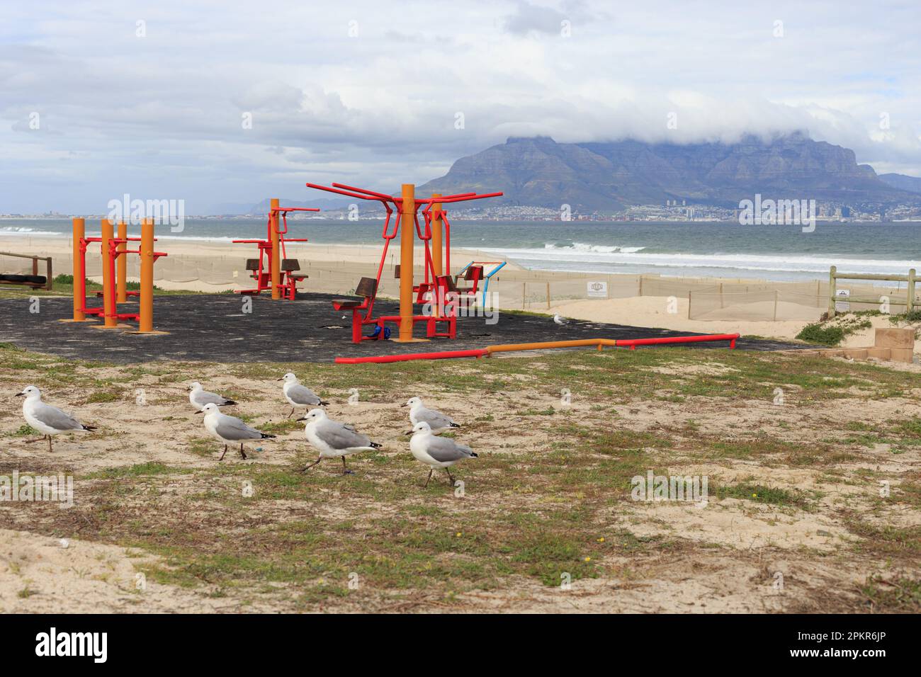 Kapstadt, Westkap, Südafrika - 8. 2023. April: Tischblick, Westküste von Kapstadt. Stockfoto