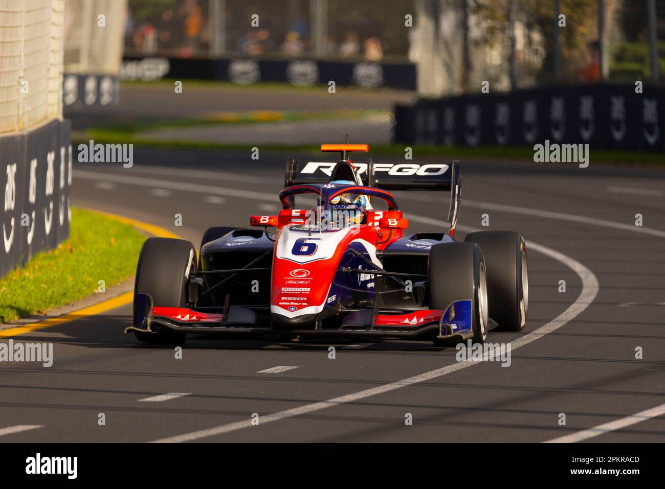 Melbourne, Australien. 31. März 2023. Oliver Goethe von Deutschland fährt den Trident (6) F3 während des Trainings beim australischen Formel 1 Grand Prix auf der Albert Park Grand Prix-Strecke. Kredit: SOPA Images Limited/Alamy Live News Stockfoto