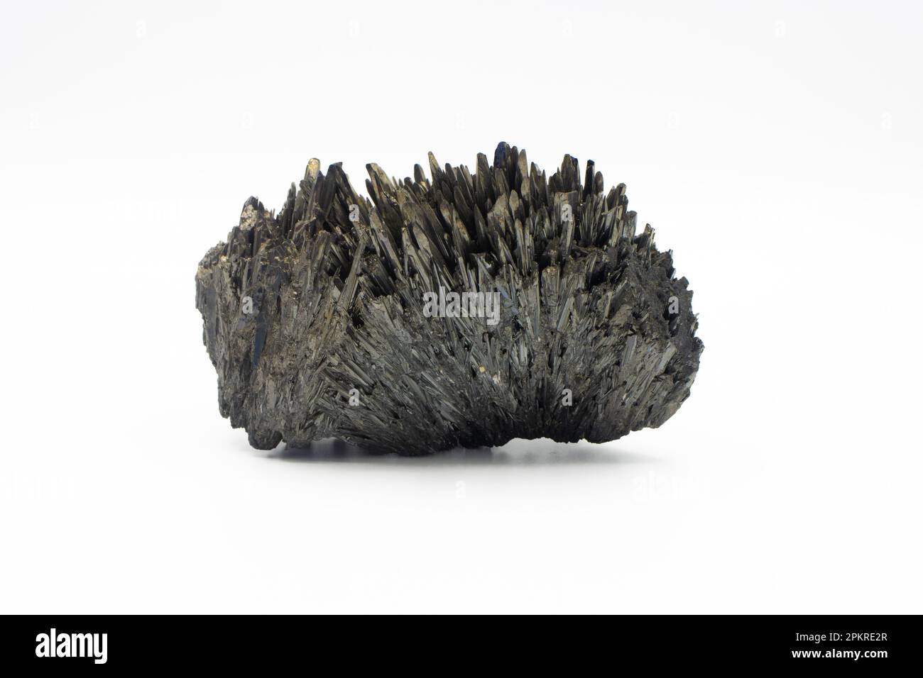 Stibnit-Mineral. Stibnite-Probe Stockfoto