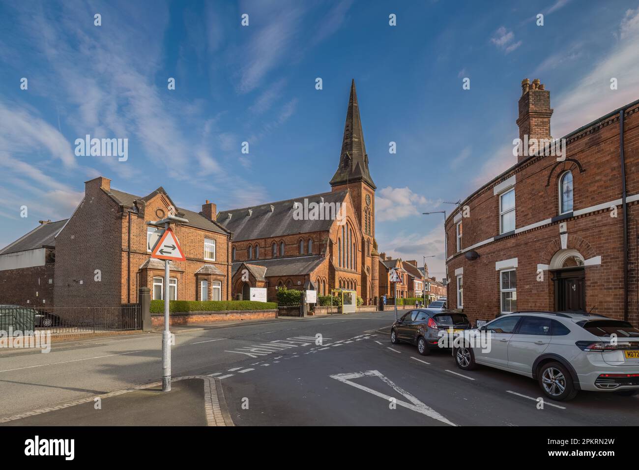 Ravenhead Industrial Estate in St. Helens, Merseyside Stockfoto