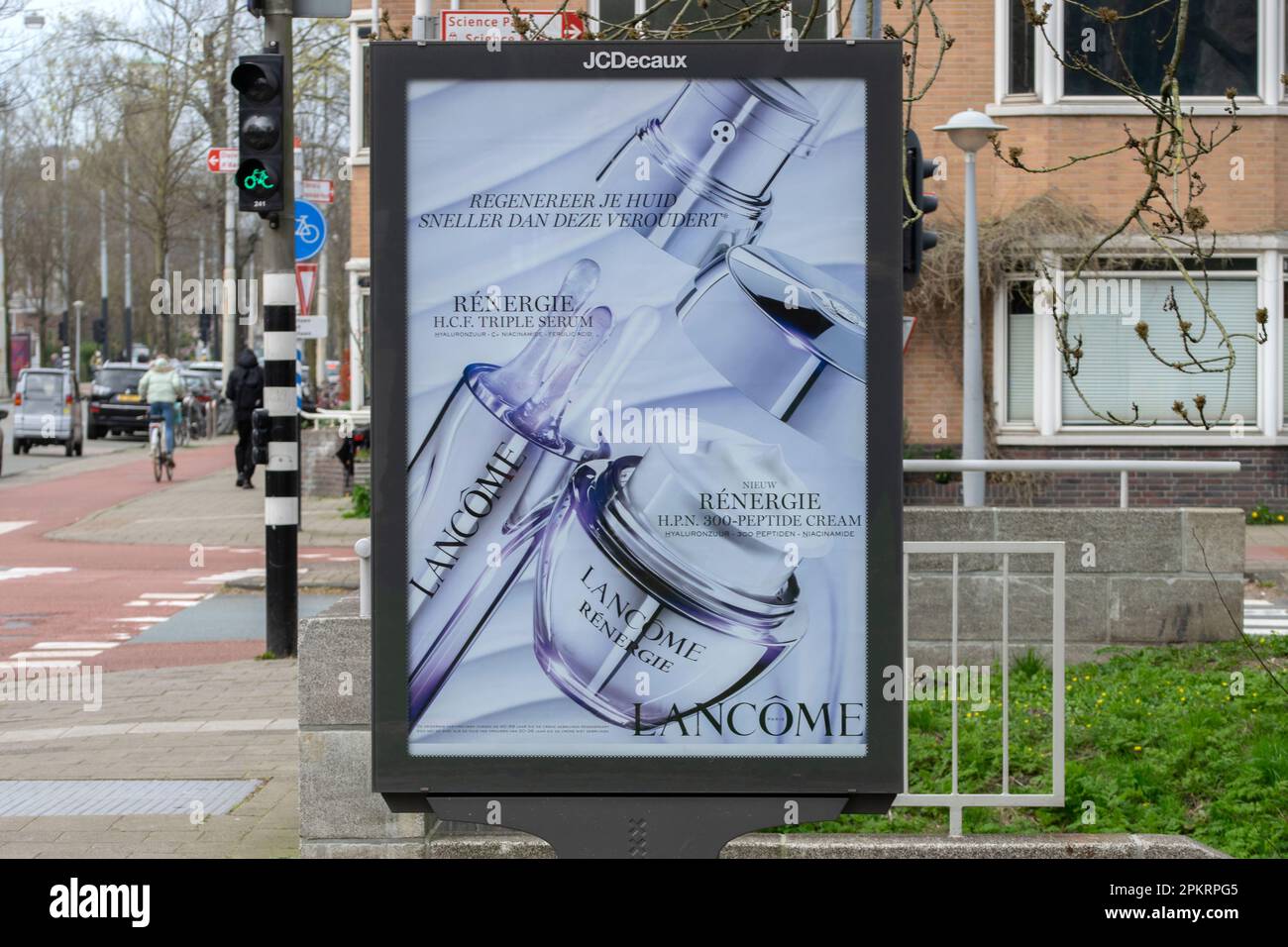 Billboard Lancome In Amsterdam Niederlande 30-3-2023 Stockfoto