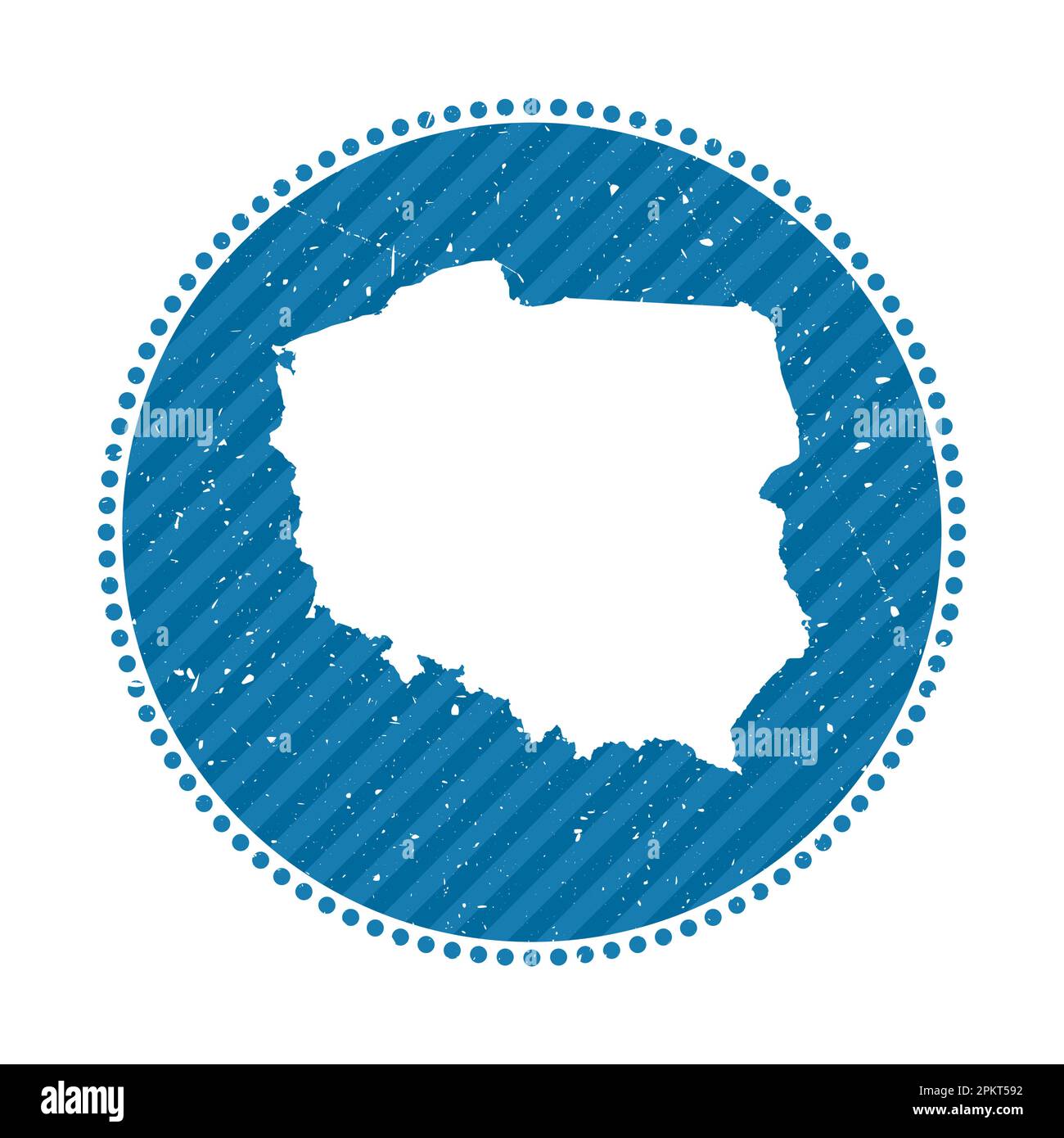 Polnischer Retro-Reiseaufkleber. Badge mit Landkarte, Vektordarstellung. Kann als Abzeichen, Logo, Label, Aufkleber oder Abzeichen des verwendet werden Stock Vektor