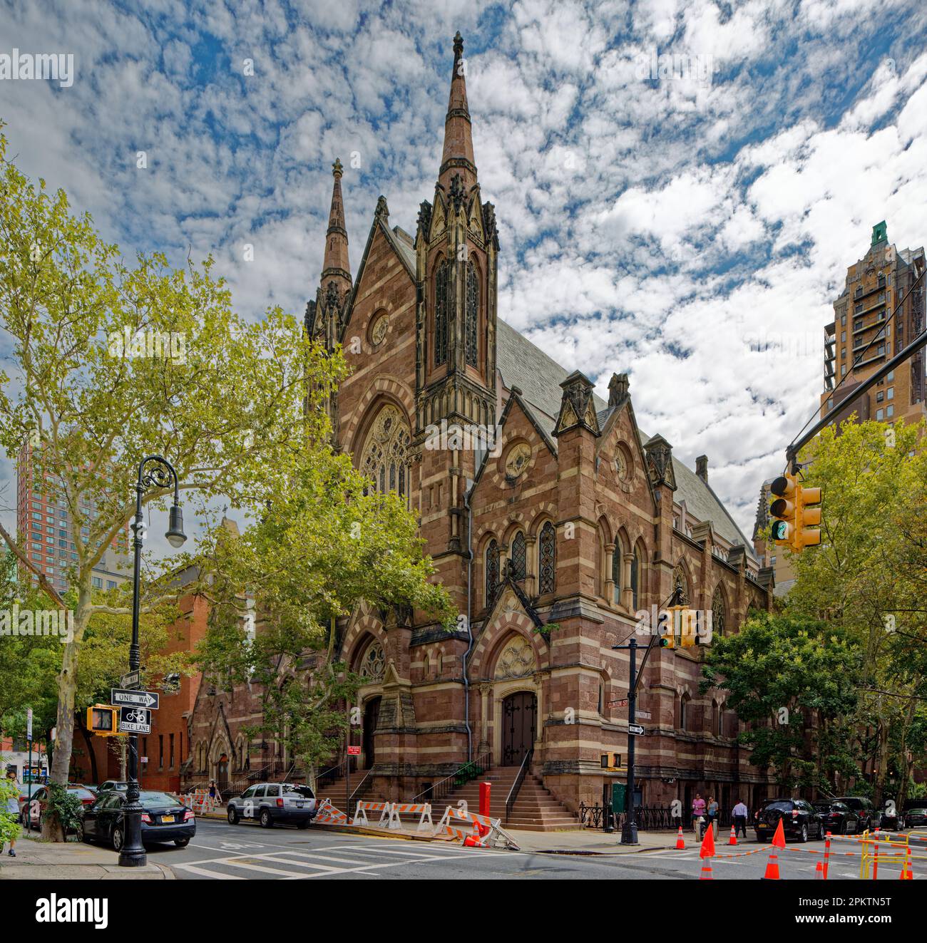 St. Anne's Protestant Episcopal Church ist Teil des Brooklyn Heights Historic District. Stockfoto