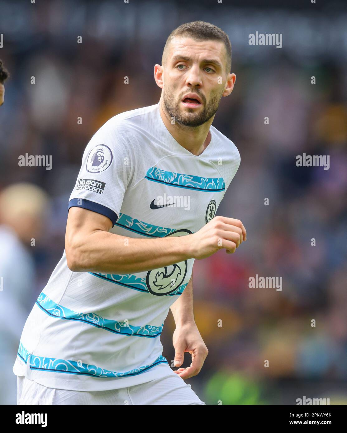 Wolverhampton, Großbritannien. 08. April 2023. 08. April 2023 - Wolverhampton Wanderers / Chelsea - Premier League - Molineux Stadium. Chelsea's Mateo Kovacic während des Premier League-Spiels im Molineux Stadium, Wolverhampton. Bildkredit: Mark Pain/Alamy Live News Stockfoto