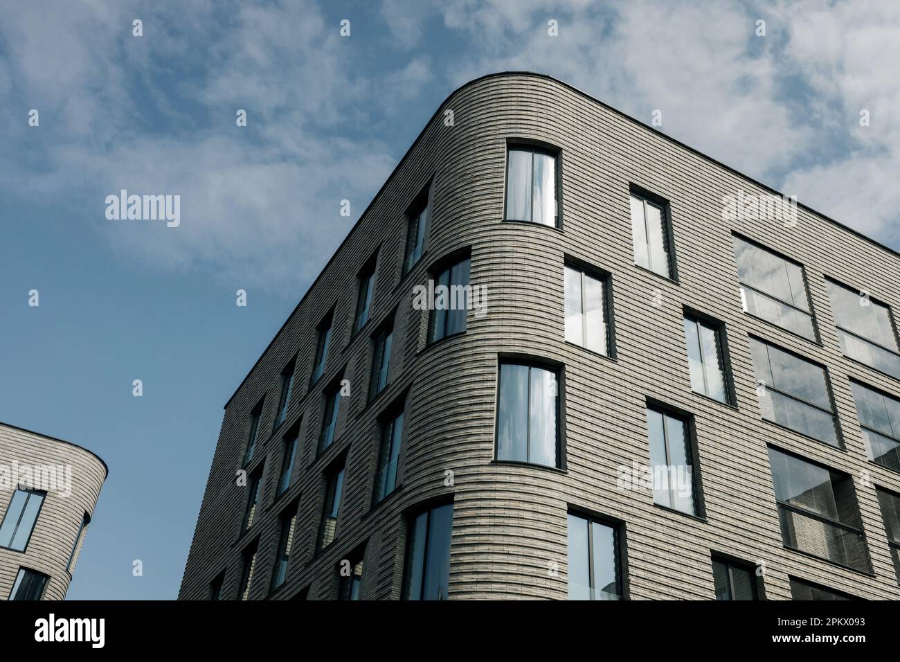 Architektur in modernem Stil. Äußeres Wohnhaus Stockfoto