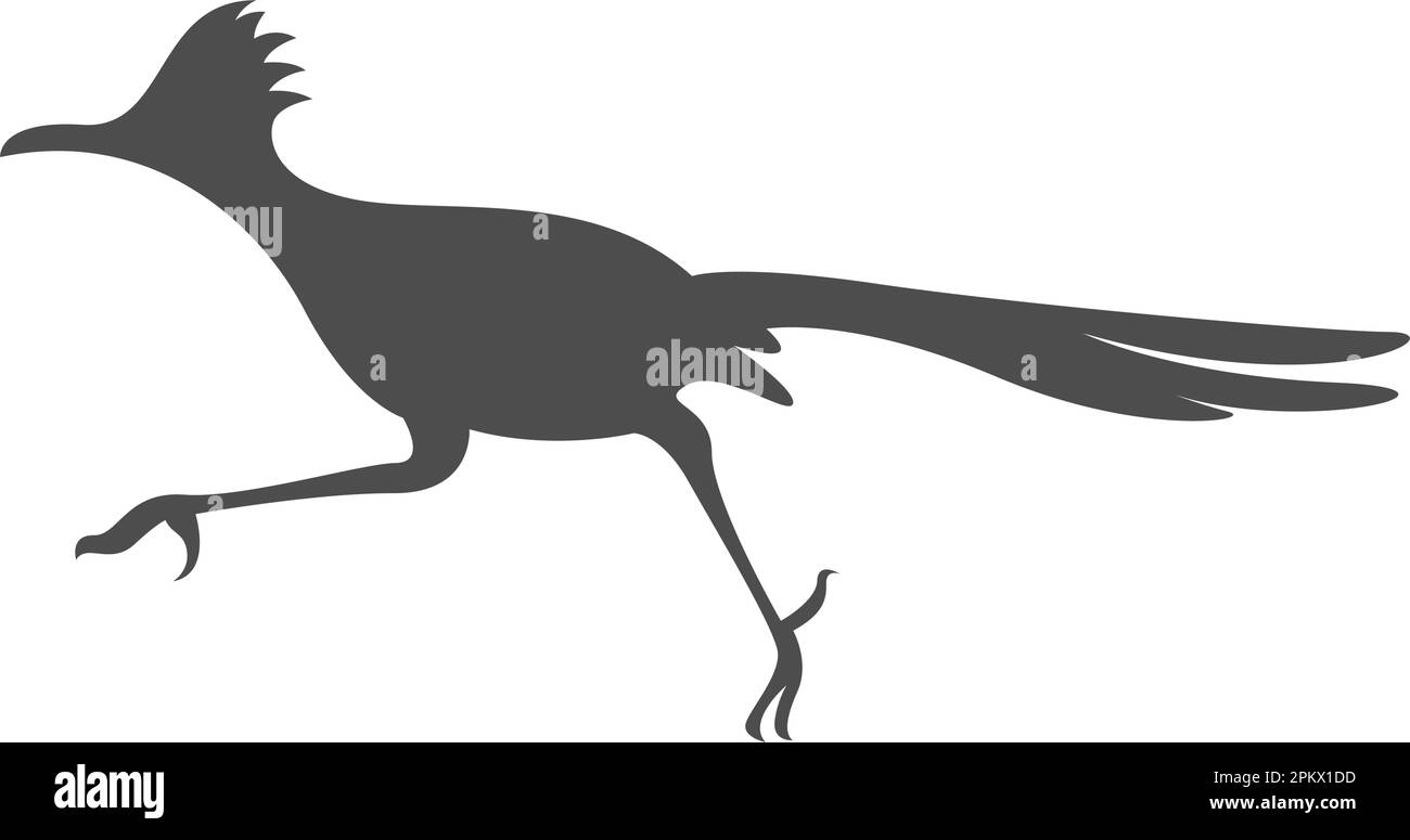 Abbildung des Roadrunner Logo-Symbols Stock Vektor