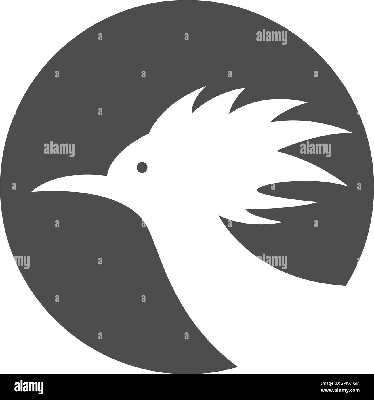 Abbildung des Roadrunner Logo-Symbols Stock Vektor