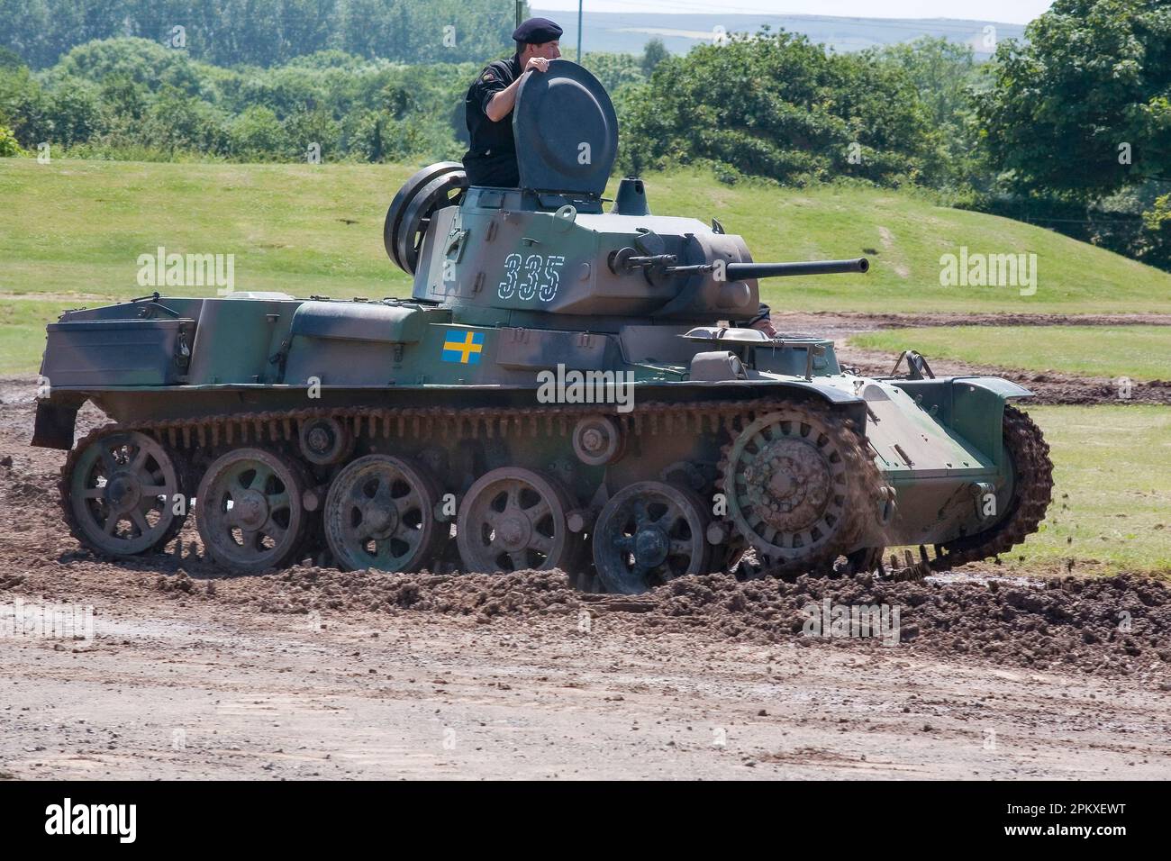Schwedischer Stridsvagn M40 Tank Stockfoto