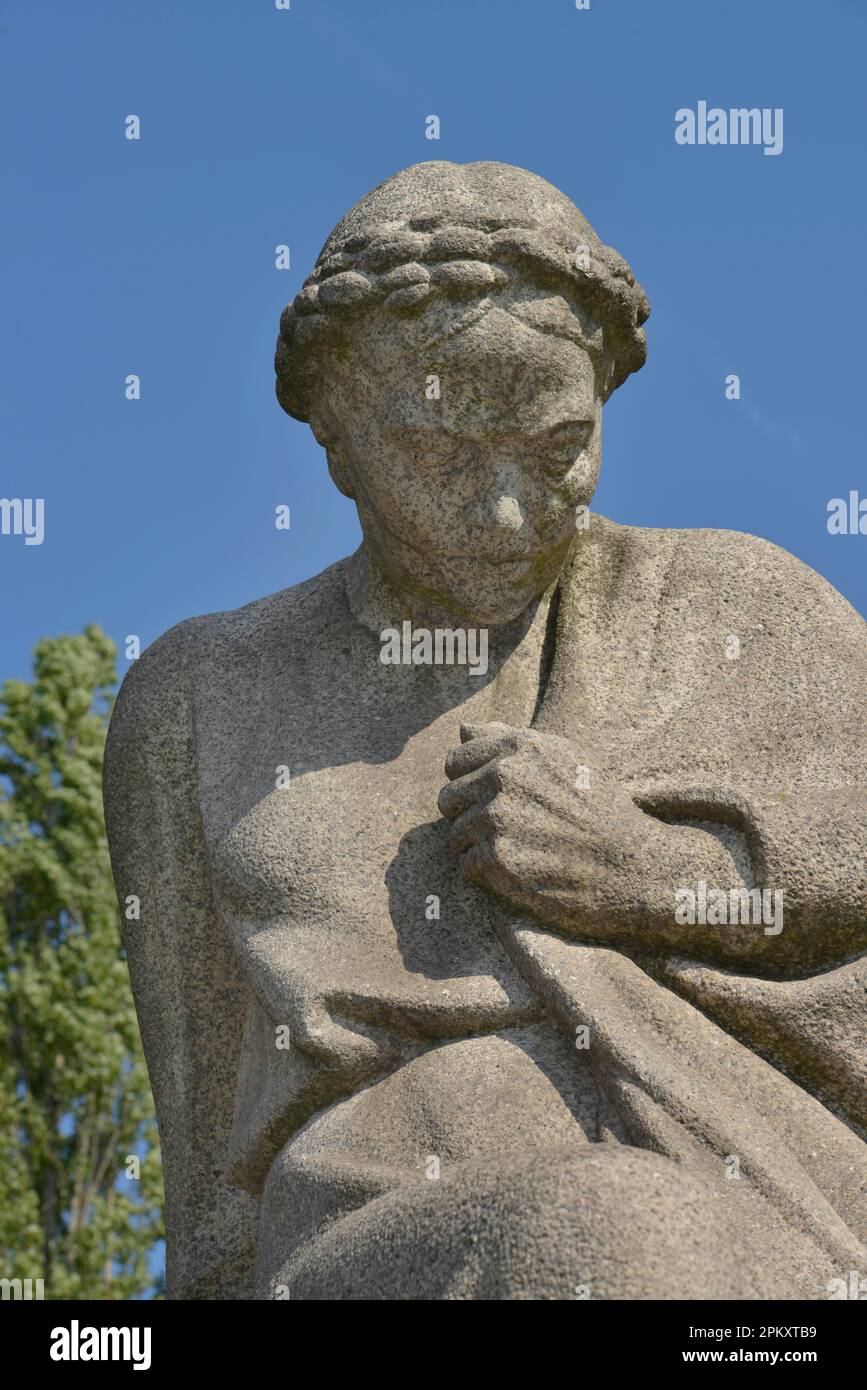 Denkmal, Mutter Russland, Sowjetdenkmal, Treptow, Berlin, Deutschland Stockfoto