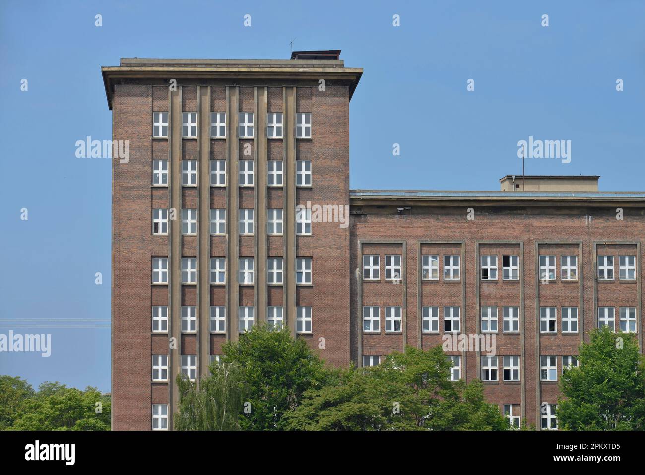Funkhaus, Nalepastrasse, Oberschoeneweide, Berlin, Deutschland Stockfoto