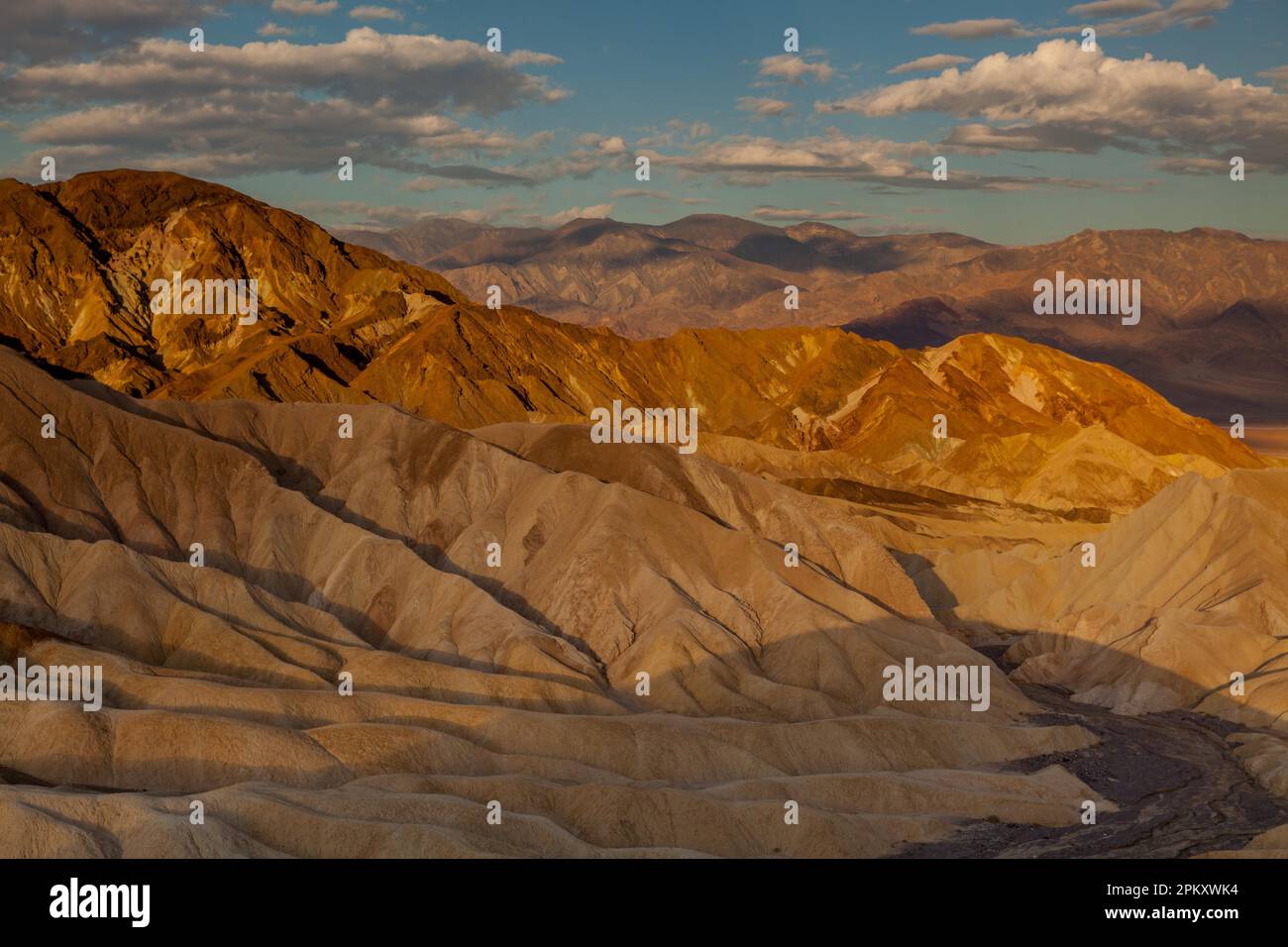 Zabriskie Point, Death Valley NP, Kalifornien, USA Stockfoto