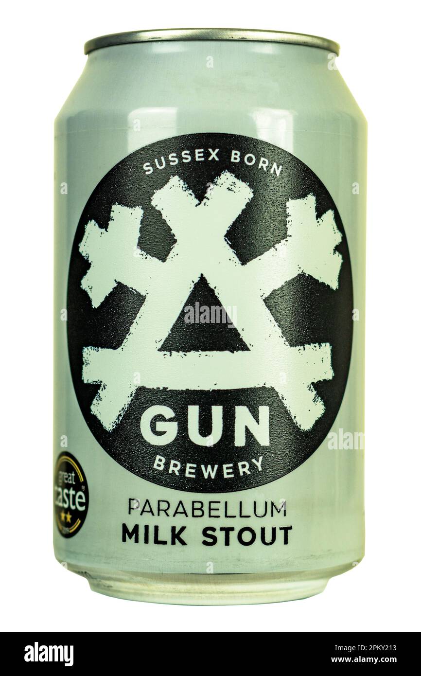 Gun Brewery – Parabellum – Milk Stout – abv 4,1 %. Stockfoto