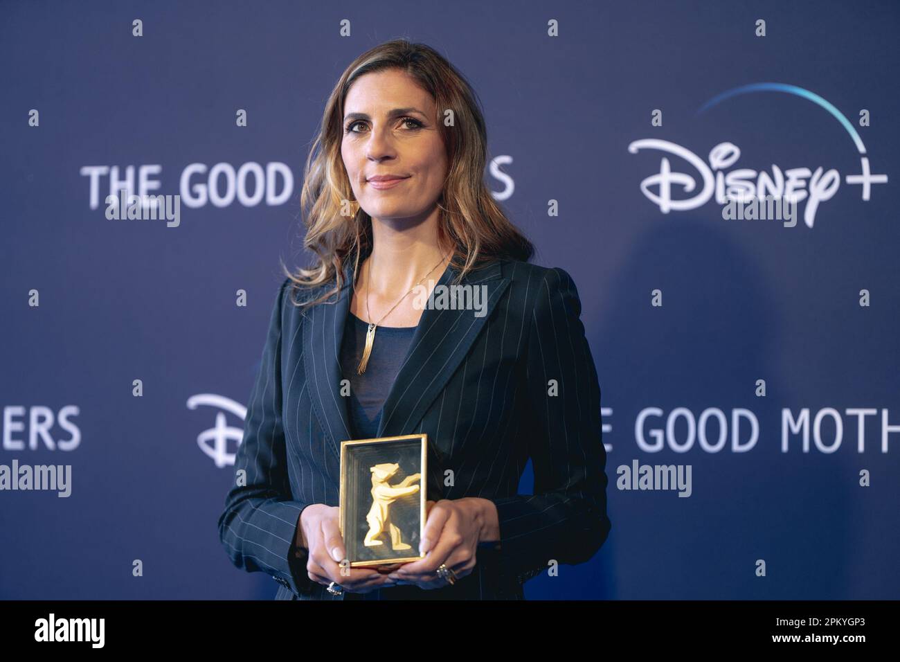 Elisa Amoruso nimmt am 04. April 2023 in Rom, Italien, an der Fotokonferenz „die guten Mütter“ im Space Cinema Moderno Teil. (Foto: Luca Carlino/NurPhoto) Kredit: NurPhoto SRL/Alamy Live News Stockfoto