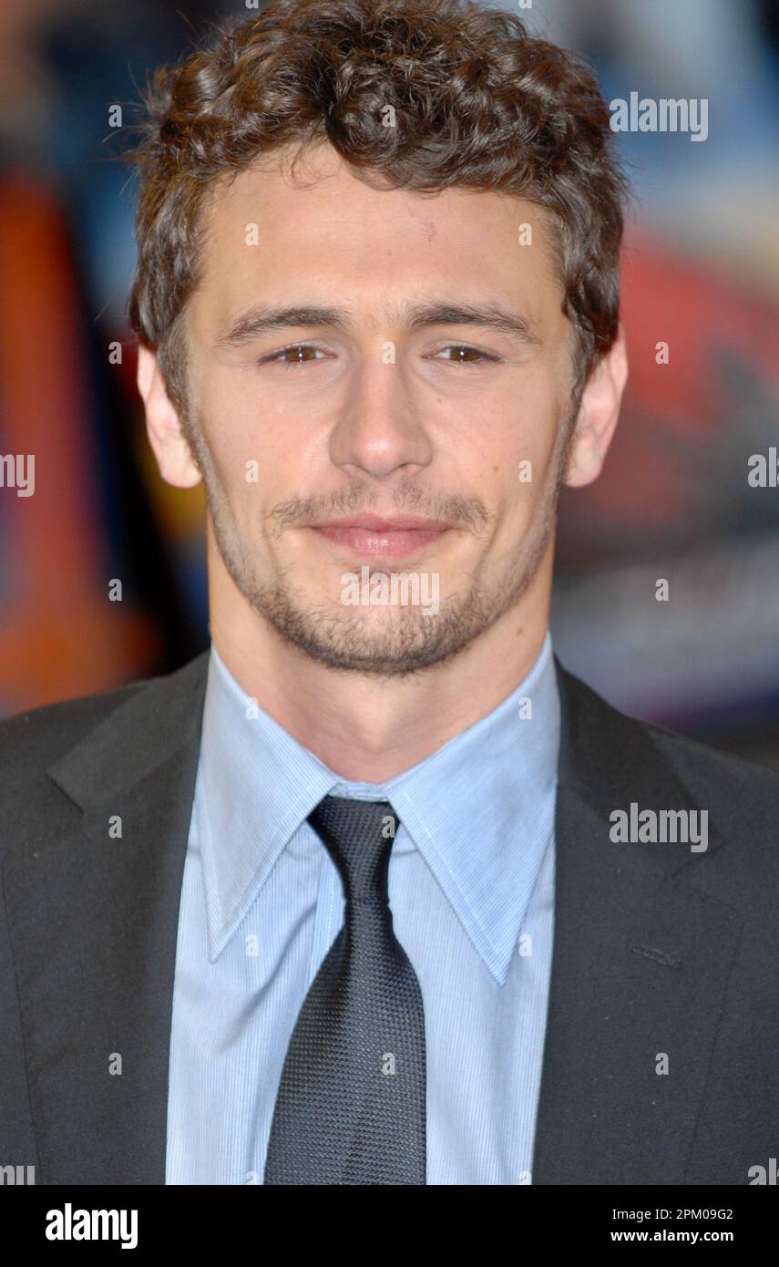 James Franco, britische Premiere von Spider-man 3, Odeon Leicester Square, London, Großbritannien Stockfoto