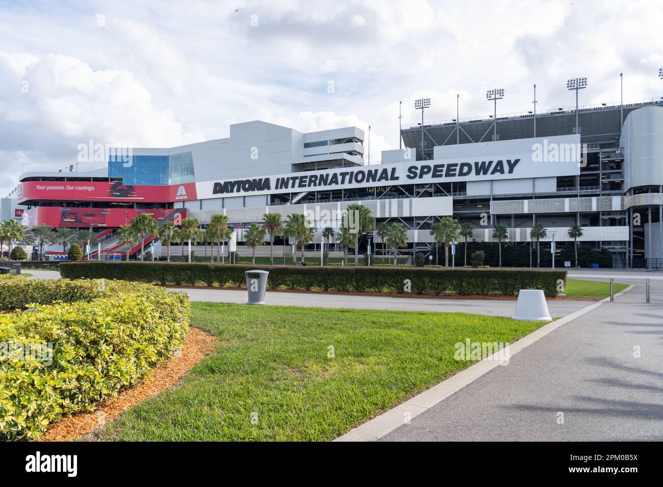 Daytona International Speedway in Daytona Beach, FL, USA. Stockfoto