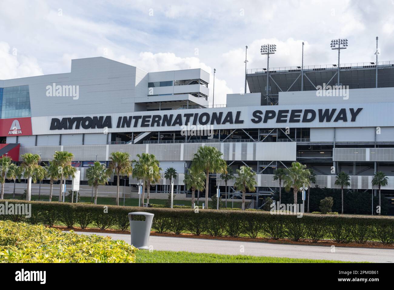 Daytona International Speedway in Daytona Beach, FL, USA. Stockfoto
