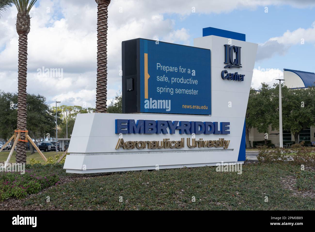 Embry-Riddle Aeronautical University in Daytona Beach, FL, USA Stockfoto