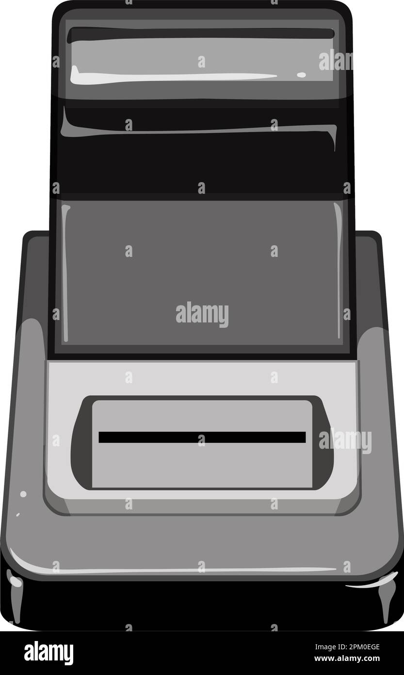 Magnete Etikettendrucker Cartoon Vektordarstellung Stock Vektor