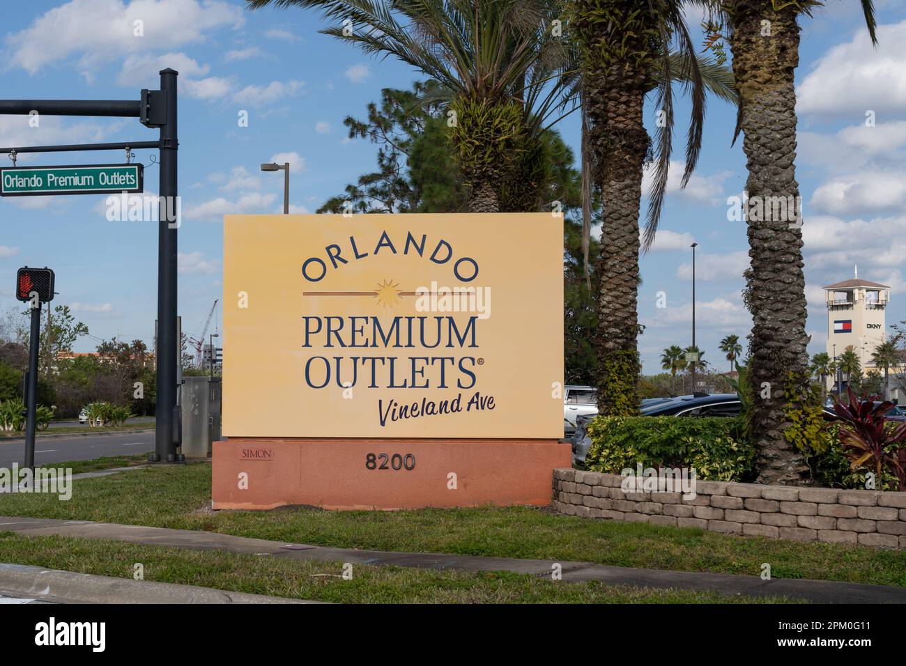 Orlando International Premium Outlets Mall in Orlando, FL, USA. Stockfoto