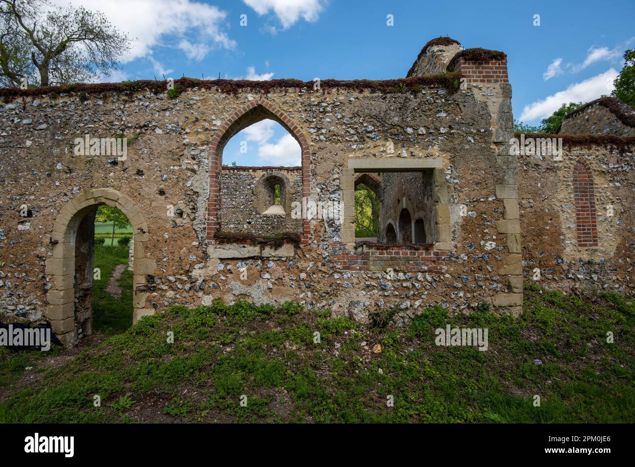 St. James Church Ruine, Bix Stockfoto