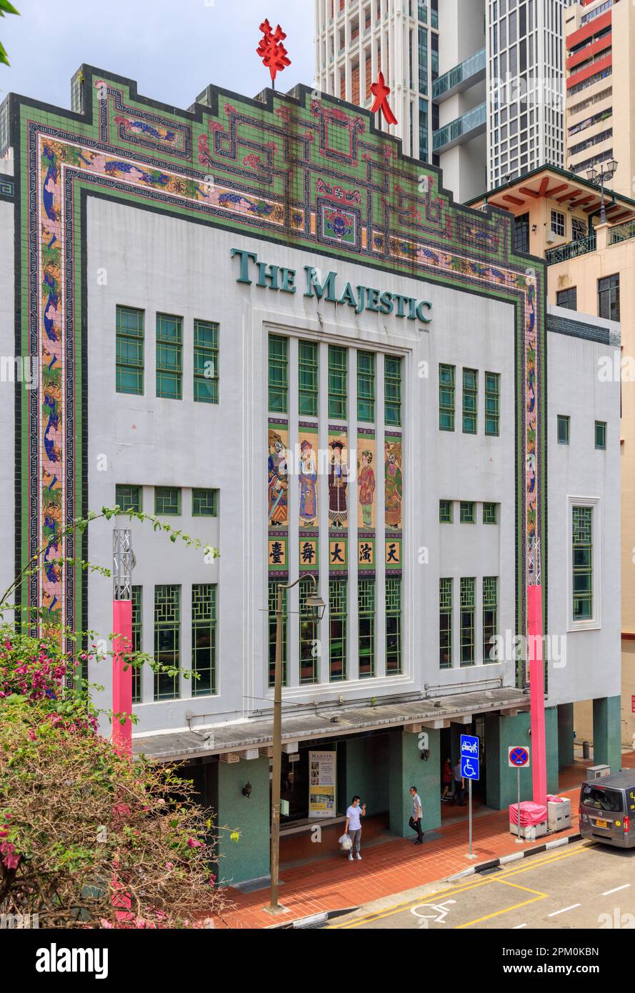 The Majestic, Eu Tong Sen Street, Chinatown, Singapur Stockfoto