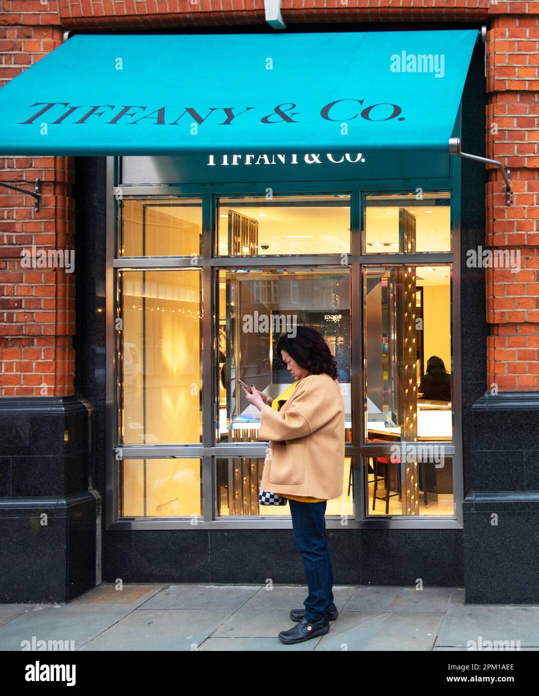 Tiffany Store (Juweliere) in Sloane Square, Kensington, London, Großbritannien; Stockfoto