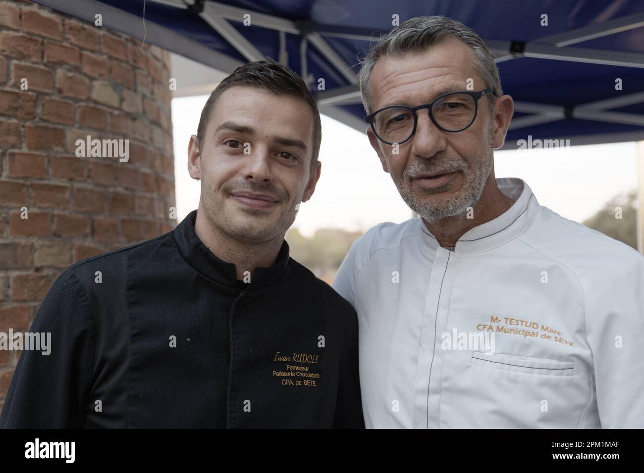 Agde, Frankreich.13. November 2022.Passion Chocolat,Chocolate Fair 2022 fand vom 11. Bis 13. November 2022 im Moulin des Évêques in Agde, Frankreich, statt Stockfoto