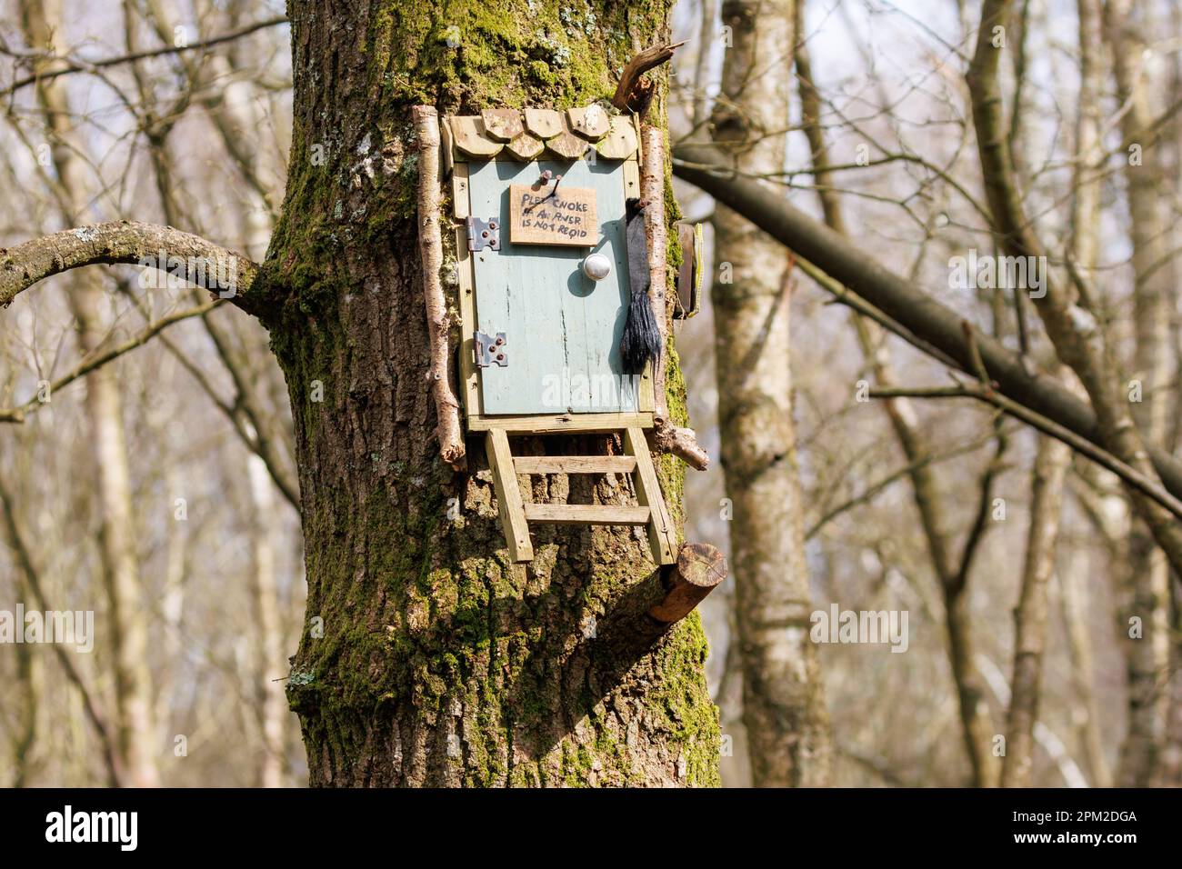 Eulen-Haus, ein Ort in 100 Acre Wood, wo die AA Milne-Figur Owl soll leben. Ashdown Forest, Sussex, Großbritannien Stockfoto