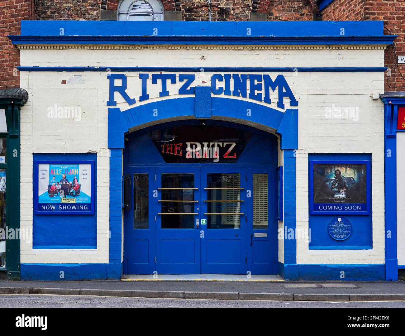Ritz Cinema, Vorderansicht, Thirsk. North Yorkshire Stockfoto