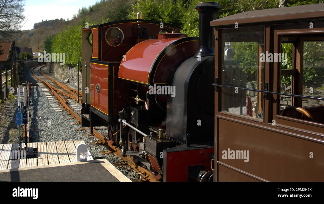 Corris Railway, Corris Gwynedd WALES Stockfoto