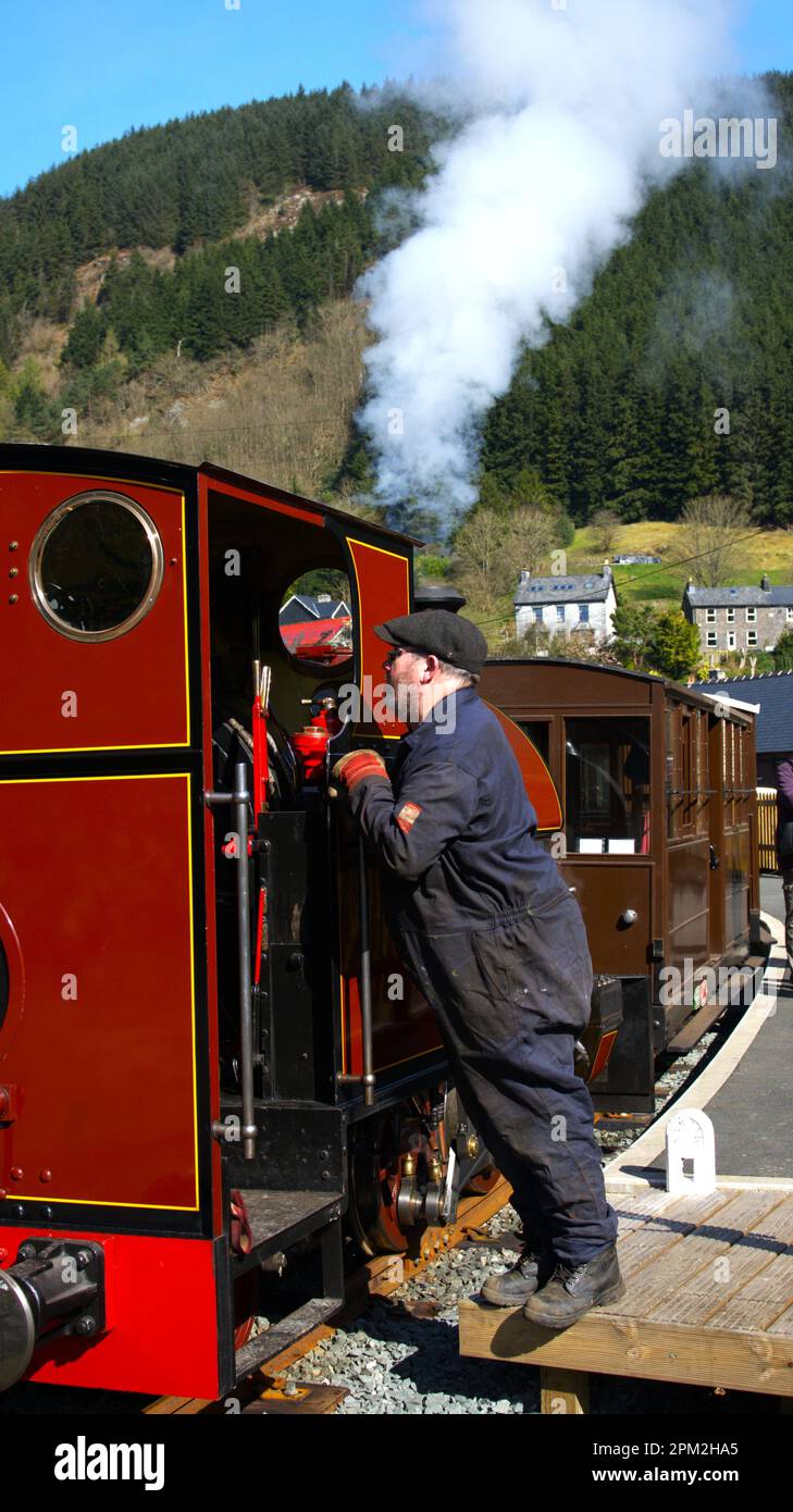 Corris Railway, Corris Gwynedd WALES Stockfoto