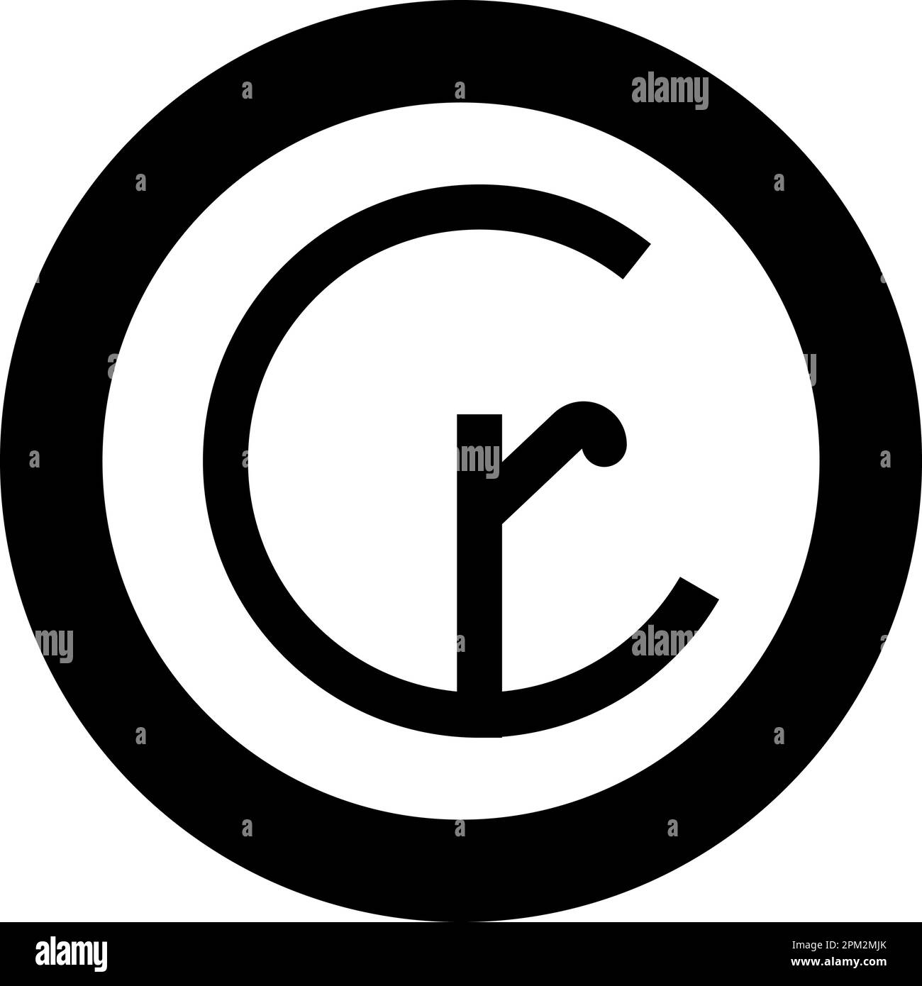 Symbol Cruzeiro Währungszeichen brasilianisches Geld Symbol in Kreis rund schwarz Vektor Illustration Vollbild Umriss Stil einfach Stock Vektor