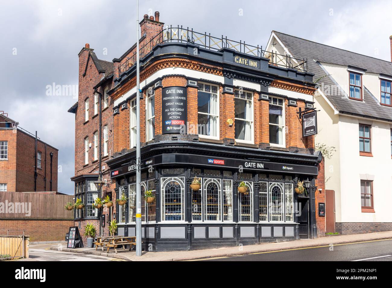 The Gate Inn, Mill Street, The Royal Town of Sutton Coldfield, West Midlands, England, Großbritannien Stockfoto