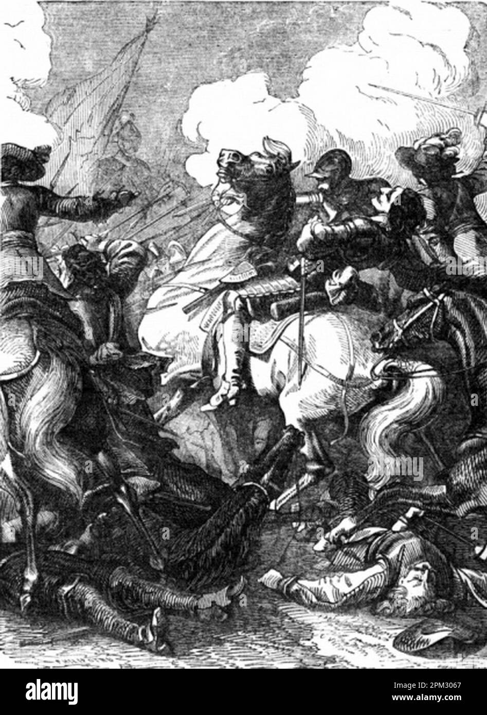 Schlacht von Lutzen Stockfoto